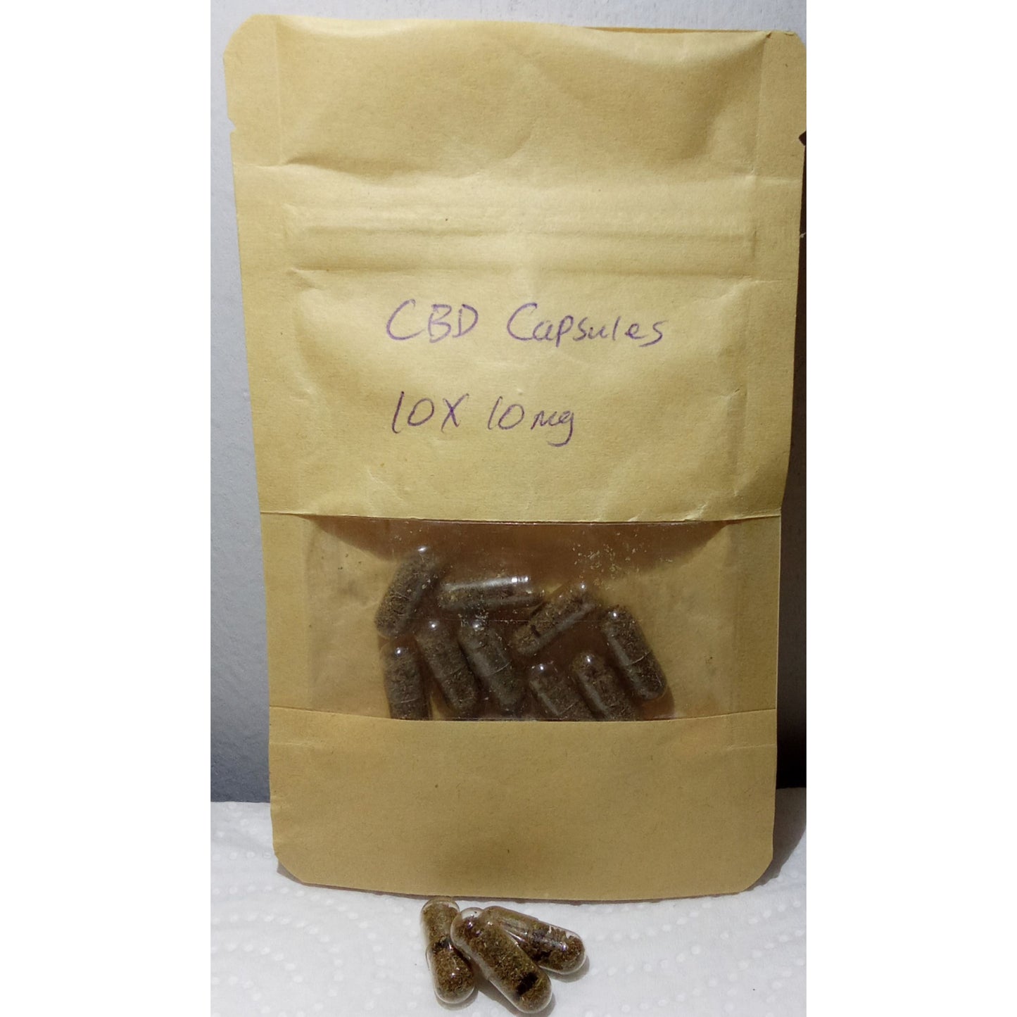 Activated CBD flower capsules