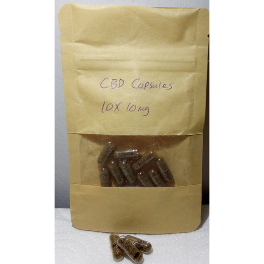 Activated CBD flower capsules